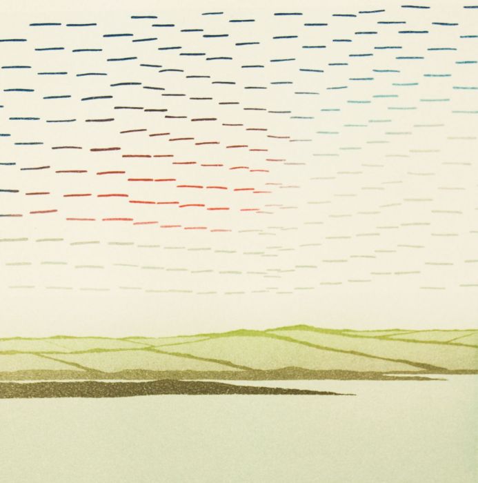 Jean Solombre (1948-2005) - 1981 Etching, Coastal Landscape