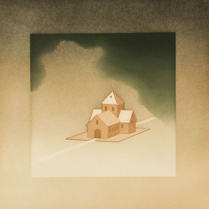 Jean Solombre (1948-2005) - 1979 Etching, Church