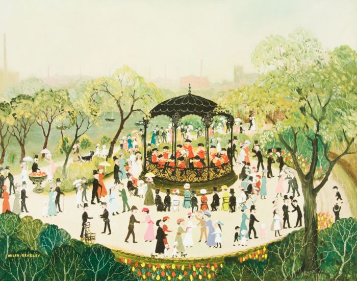 Helen Layfield Bradley MBE (1900-1979) - c. 1980 Collotype, Alexandra Park