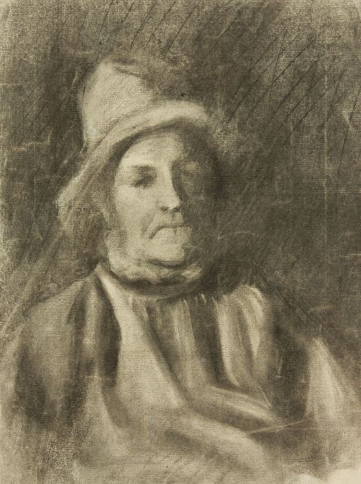 Late 19th Century Pastel - Portrait of a Fisherman