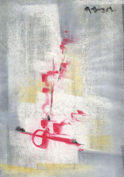 Hector McDonald Sutton (1903-1992) - Set of Two Abstract Compositions in Pastel