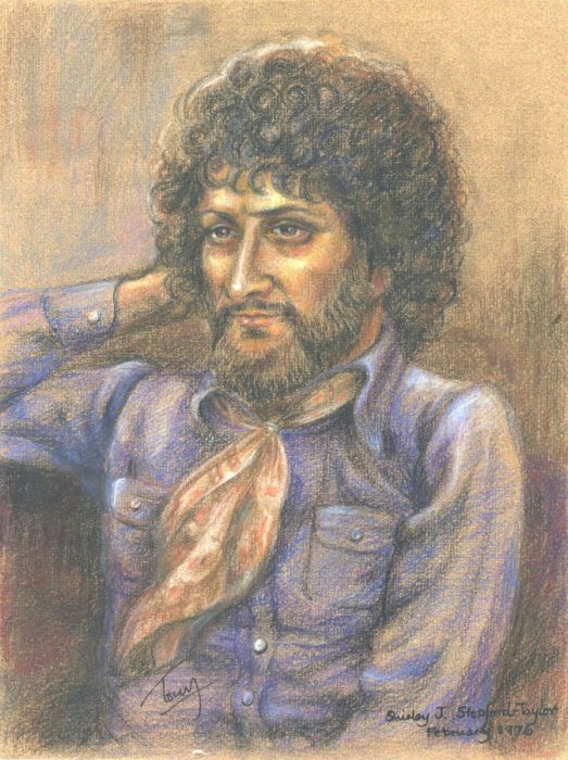 Shirley Stopford-Taylor (1935-2017) - 1976 Pastel, Portrait of Tony