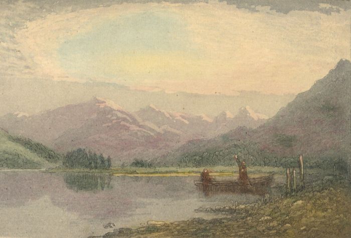 Claude Hamilton Rowbotham (1864-1949) - 19th Century Etching, Windermere Lake