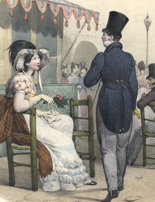 Set of Five c.1830 French Lithographs  After Victor Adam