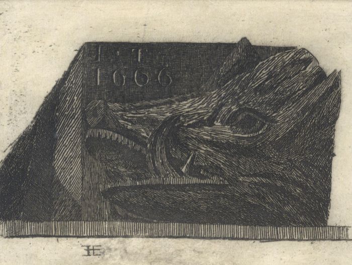 Mid 20th Century Etching - Boar