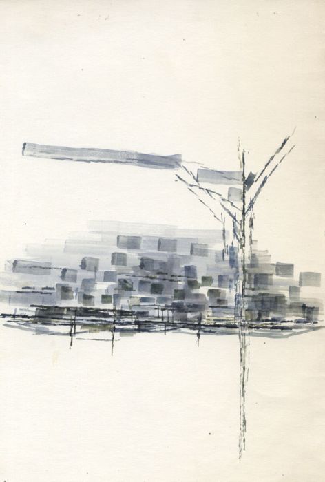 Birgit Skiold (1923-1982) - Watercolour, Abstract Squares