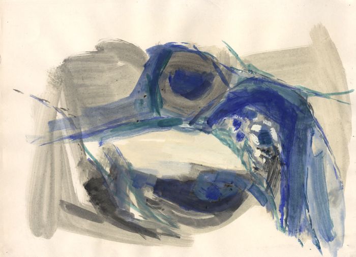Birgit Skiold (1923-1982) - Watercolour, Abstract Composition