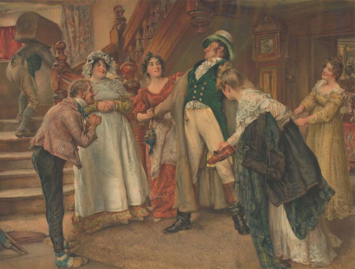 After Edgar Bundy  - Early 20th Century Chromolithograph, Pears Print