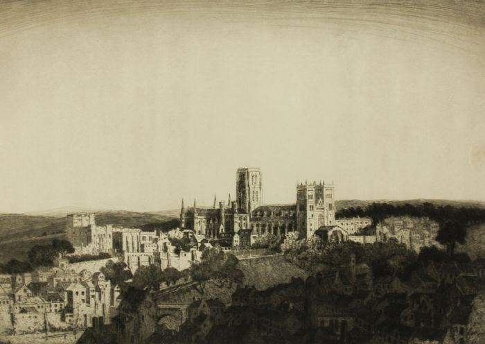 Andrew F. Affleck (1875- 1936) - Signed Early 20th Century Etching, Durham