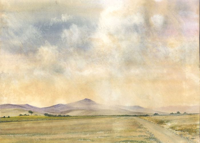 Walkden Fisher (1913-1979) - Signed Watercolour, Skiddaw from Baggra Yeat
