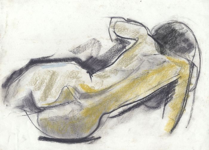 Gilbert Adams FRPS (1906-1996) - Mid 20th Century Pastel, Nude Study