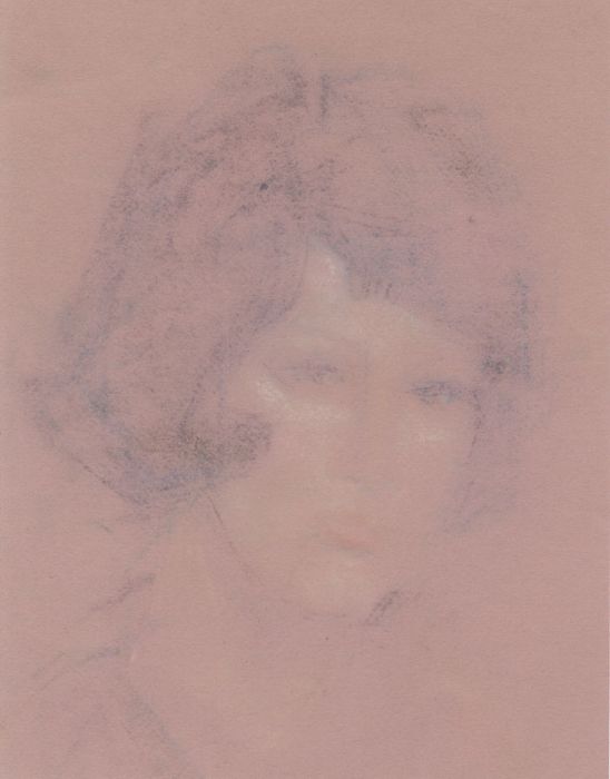 Gilbert Adams FRPS (1906-1996) - Mid 20th Century Pastel, Portrait of a Woman