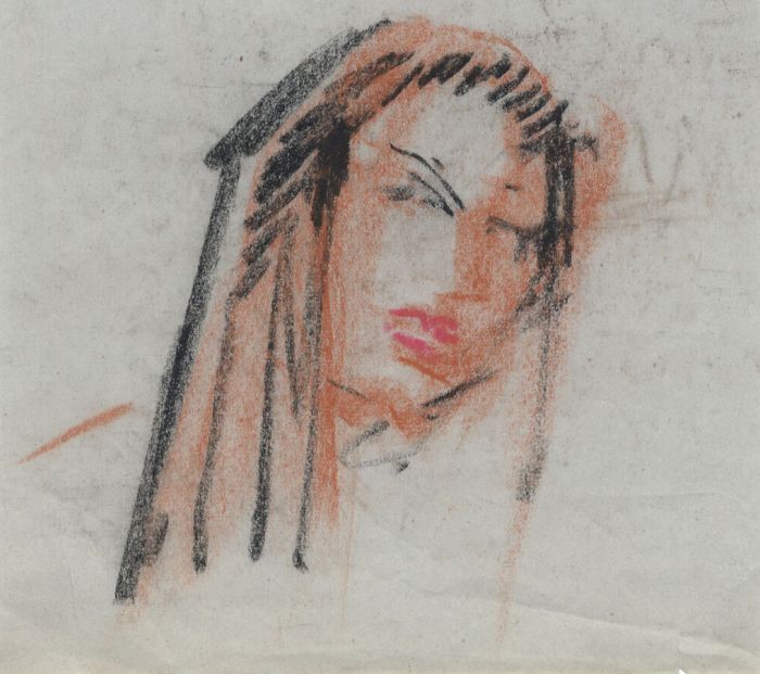 Gilbert Adams FRPS (1906-1996) - Mid 20th Century Pastel, Portrait