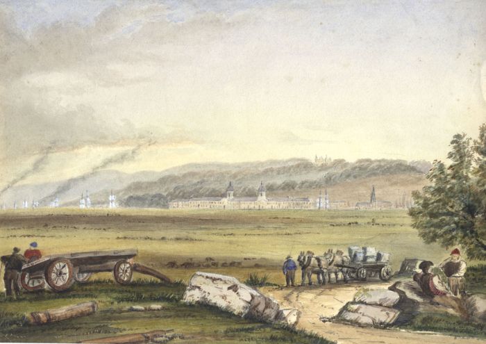 English School c.1850 Watercolour - Landscape View