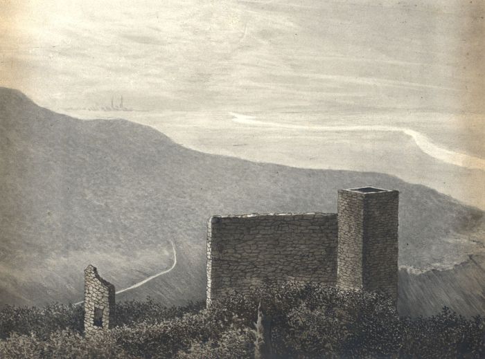 Jean Jacques Haakman - Late 19th Century Watercolour, Ruins in a Landscape