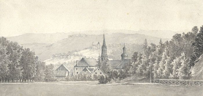 Jean Jacques Haakman - Late 19th Century Watercolour, Lichtenthal