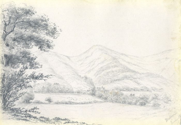Attributed John Samuel Bowles - Mid 19th Century Graphite Drawing, Malvern Wells