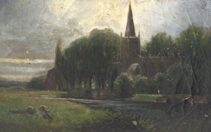 Six 19th Century English School Landscapes in Oil for Restoration