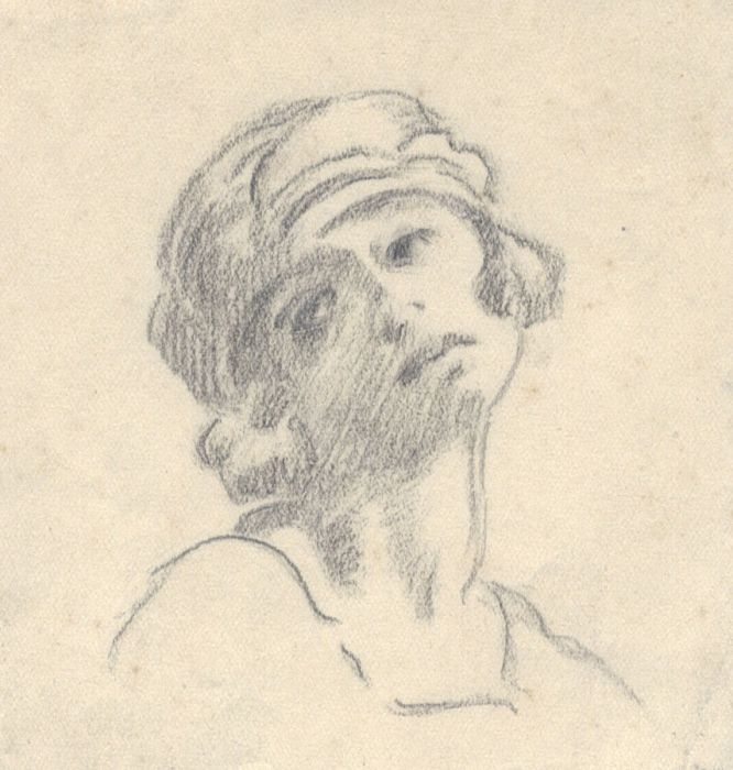 Henry P. Stevens - Set of Two Early 20th Century Graphite Portrait Studies