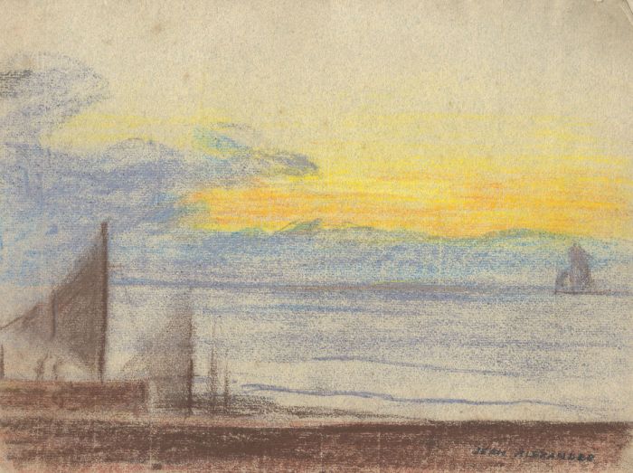 Jean Dryden Alexander (1911-1994) - A Set of Four Seascapes and Others