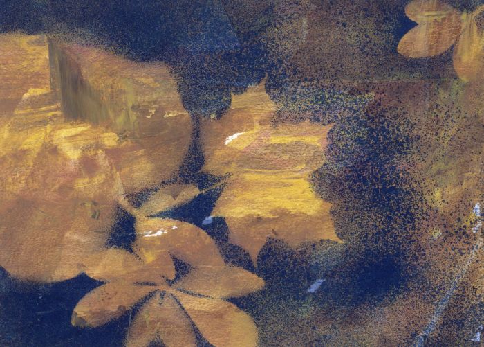 Contemporary Mixed Media - Leaf Study
