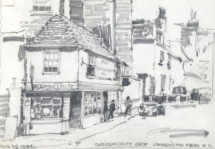 George William Collins (1863-1949) - c. 1936 Album, Sketchbook