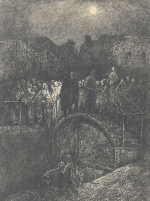 David Law after Gustav Doré - Late 19th Century Etching, Thieves Roll Call