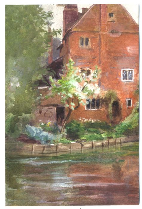 Arthur Ellis (1856-1918) - Late 19th Century Watercolour, House View