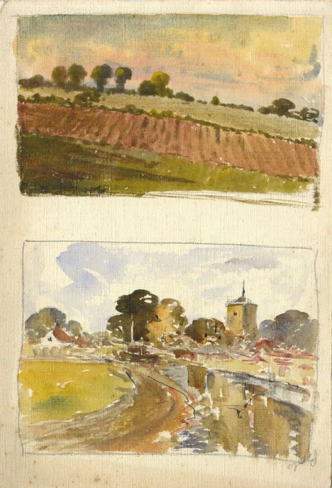 George William Collins (1863-1949) - Four Watercolours, English Landscapes