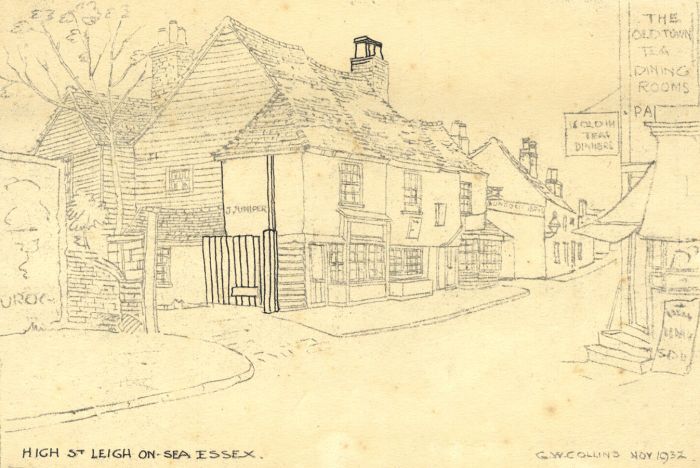 George William Collins (1863-1949) - Three c. 1931 Graphite Drawings, Landscapes