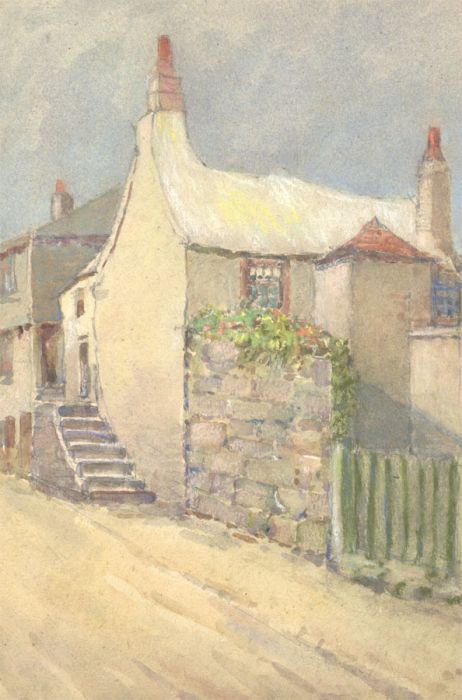 George William Collins (1863-1949) - 1939 Watercolour, St Ives, Cornwall