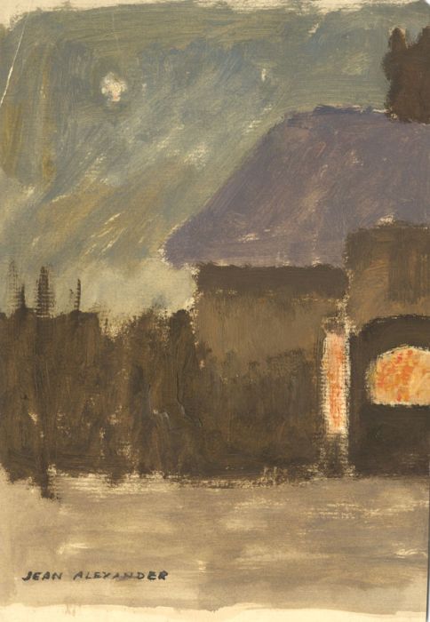 Jean Dryden Alexander (1911-1994) - Set of 4 Watercolours, House View