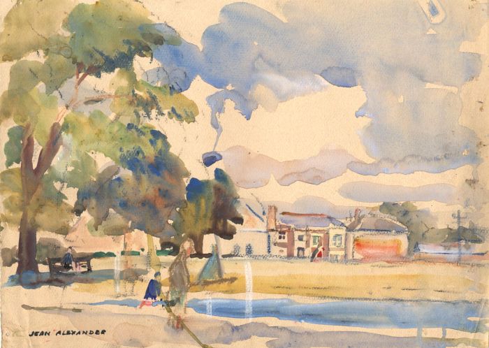 Jean Dryden Alexander (1911-1994) - Signed Watercolour, The Artichokes