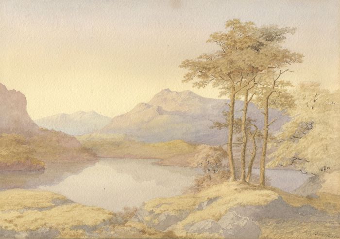 G. Bartlett - Signed Late 19th Century Watercolour, Mountain Landscape