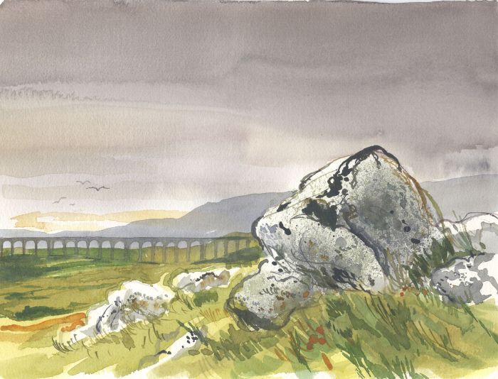 Robert T. Blayney (1929-2016) - Mid 20th Century Watercolour, Rock View