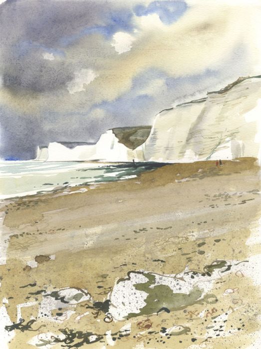 Robert T. Blayney (1929-2016) - Mid 20th Century Watercolour, Sandy Beach