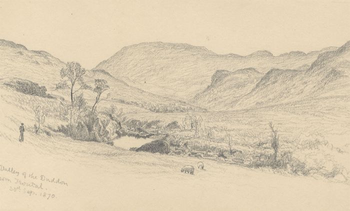 Quantity of 1870 Graphite Drawings - Lake District Landscapes