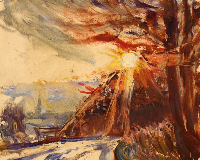 Jean Dryden Alexander (1911-1994) - Mid 20th Century Oil, Autumnal Sun