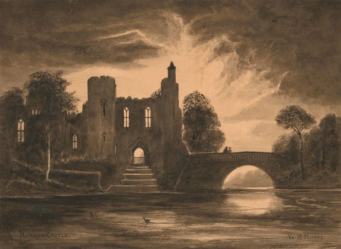 William Moore (1817-1909) - 19th Century Watercolour, Norham Castle