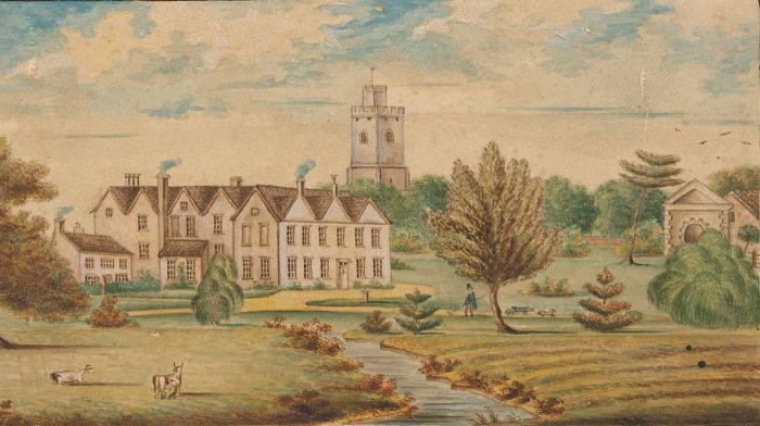 19th Century Watercolour - Whitminster House