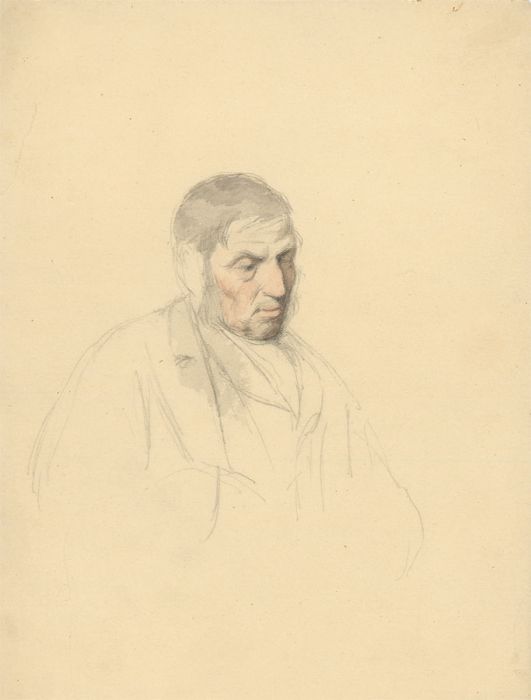 Joseph Clark - Late 19th Century Graphite Drawing, Portrait of a Man