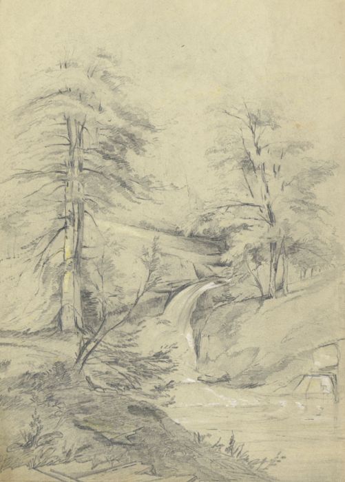 Rev Henry Robinson Wadmore - Set of 6 19C Graphite Drawings, Landscape Views