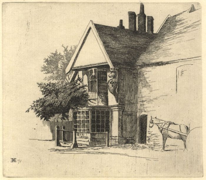 Edwin Edwards - Set of 10 Late 19th Century Etchings, English Street Scenes