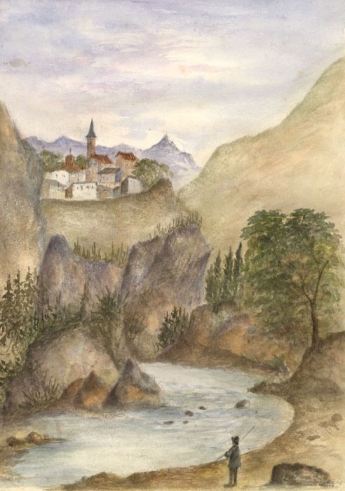 Set of 10 early 20th Century Watercolours - Landscapes