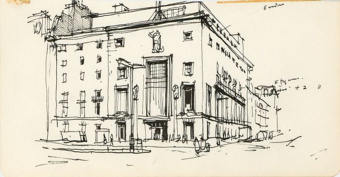 Paul Sharp ARCA RWS - Twelve 20 Century Drawings: Buildings, Landscapes, Figures