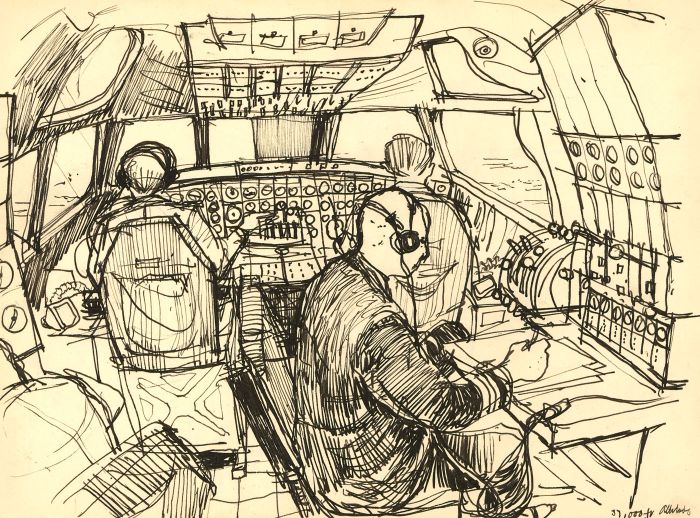 Paul Sharp ARCA RWS - 20th Century Album, Sketchbook with Travel Illustrations