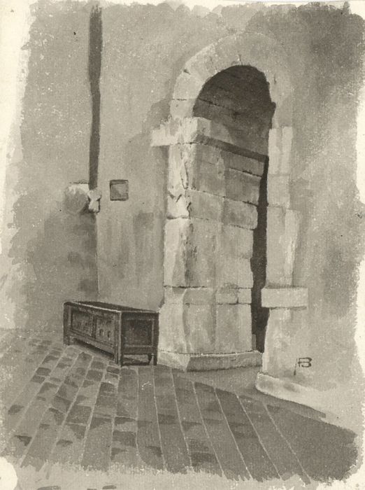 Alexander Blackwood - Late 19th Century Watercolour, Interior Architecture