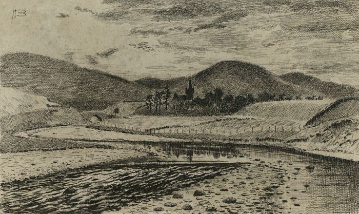Alexander Blackwood - Late 19th Century Pen and Ink Drawing, Pembrokeshire