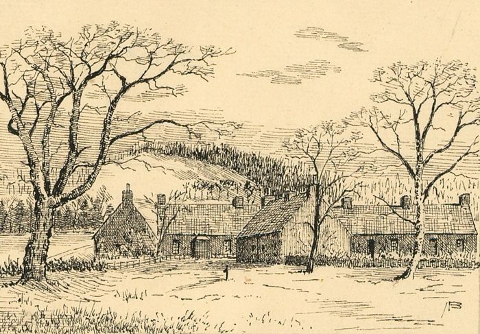 Alexander Blackwood - Late 19th Century Pen and Ink Drawing, Rural Landscape