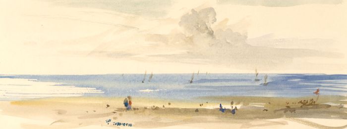 Terence O'Donnell - Contemporary Watercolour, Morecambe Beach